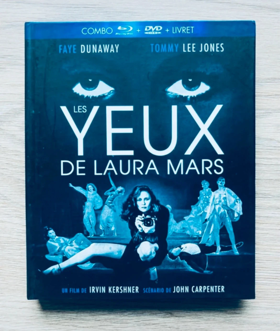 Mediabook Blu-ray DVD Les Yeux de Laura Mars.